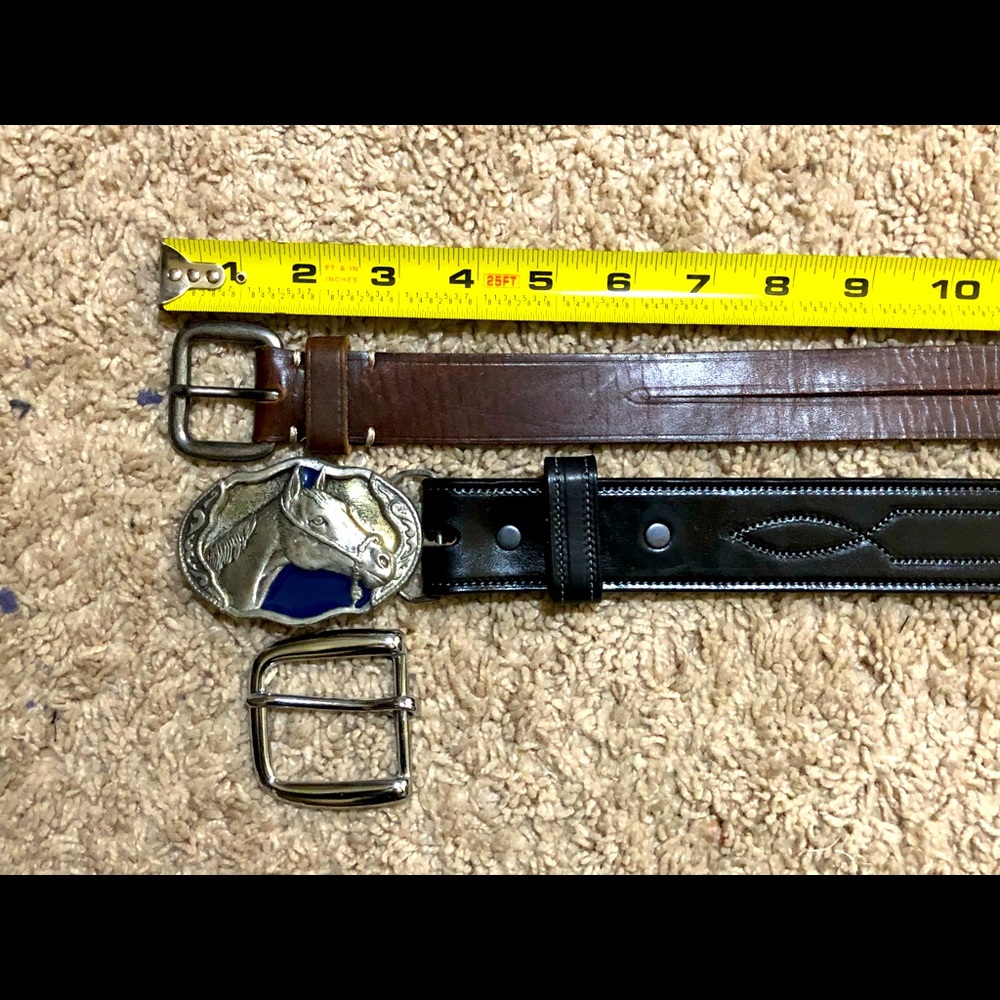 Equestrian Leather Belts